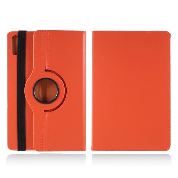 Lenovo Tab P11 Pro 360 roterbart læderetui - Orange Orange