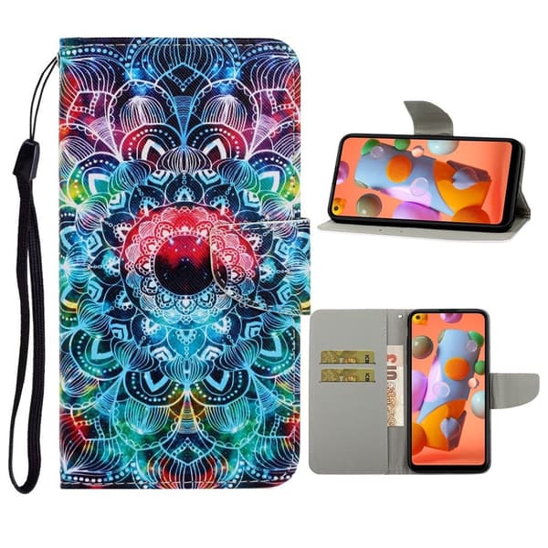 Wonderland Huawei P40 Lite / Nova 6 SE kotelot - Mandala Kukka Multicolor