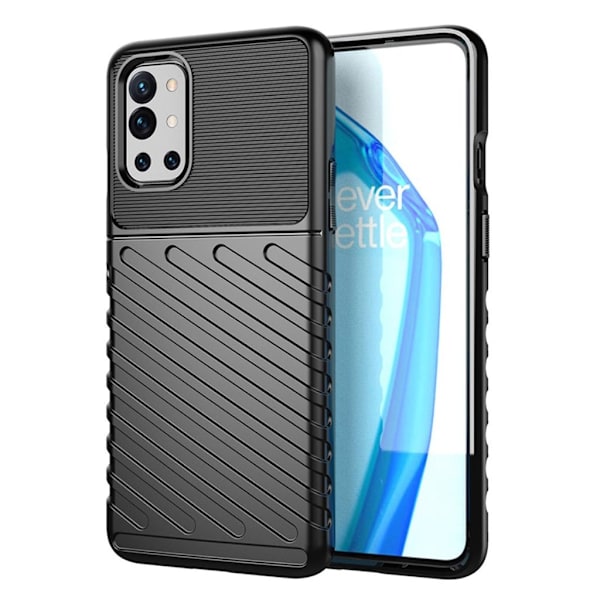 Thunder OnePlus 9R Etui - Sort Black