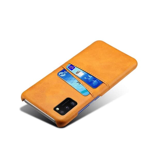 Dual Card etui - Samsung Galaxy A41 - Orange Orange