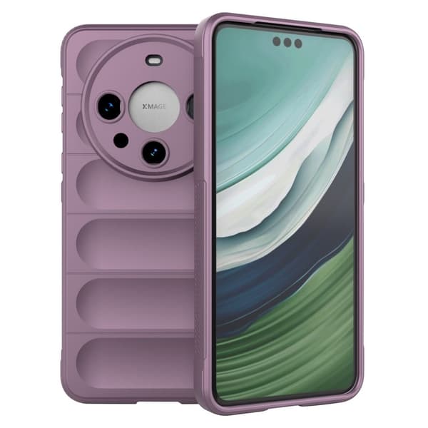 Blødt grebsformet cover til Huawei Mate 60 Pro - Lilla Purple