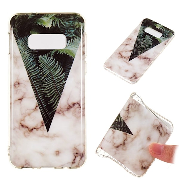 Samsung Galaxy S10e marmor mønstret etui - Model P Multicolor