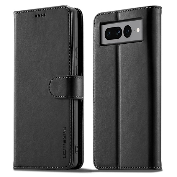 LC.IMEEKE Google Pixel 7 Pro Flip Etui - Sort Black