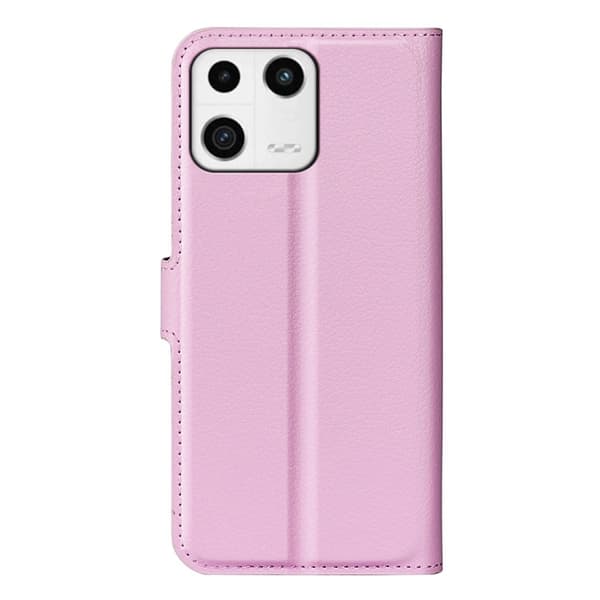 Klassisk Xiaomi 13 Flip Etui - Lyserød Pink