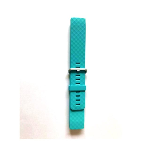 Fitbit Charge 3 pehmeä kellon hihna - Sinivihreä Blue