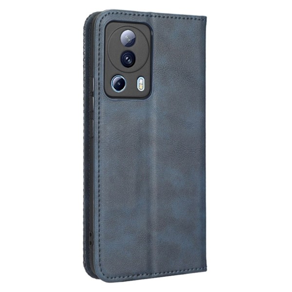 Bofink Vintage Xiaomi Civi 2 / 12 Lite Ne Læder Etui - Blå Blue