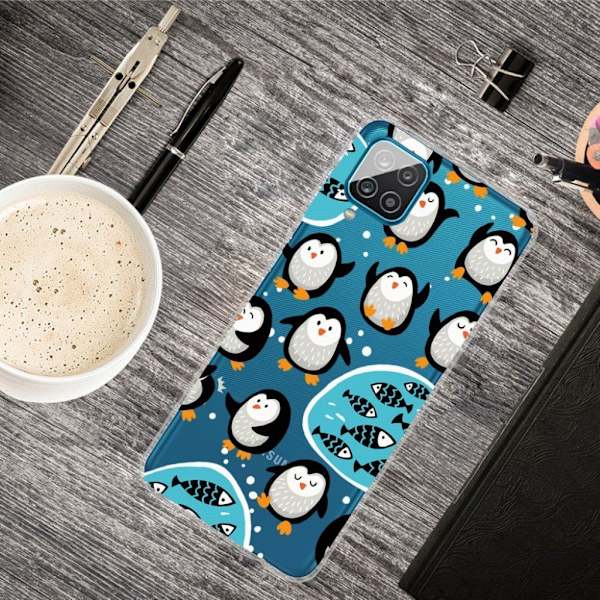 Deco Samsung Galaxy A12 5G etui - pingviner Black
