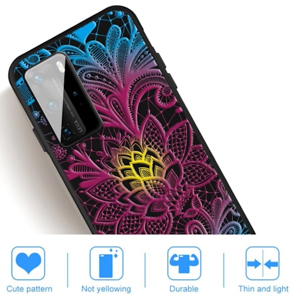 Imagine Huawei P40 deksel - Vakker blomst Multicolor