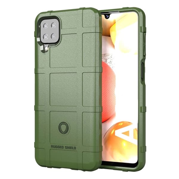 robust skjold etui - Samsung Galaxy A12 5G - grøn Green
