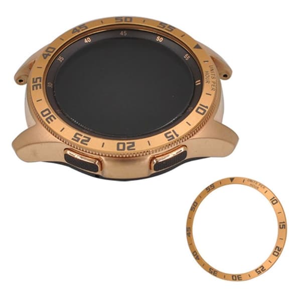 Samsung Galaxy Watch (42mm) bezel styling etui - Guld Gold