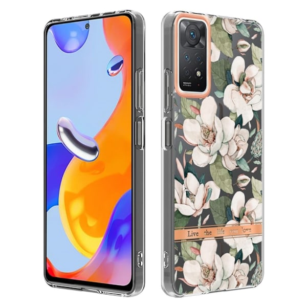 Supertunt och hållbart mjukfodral för Xiaomi Redmi Note 11 Pro 5G / Note 11 Pro - Grön Gardenia Grön