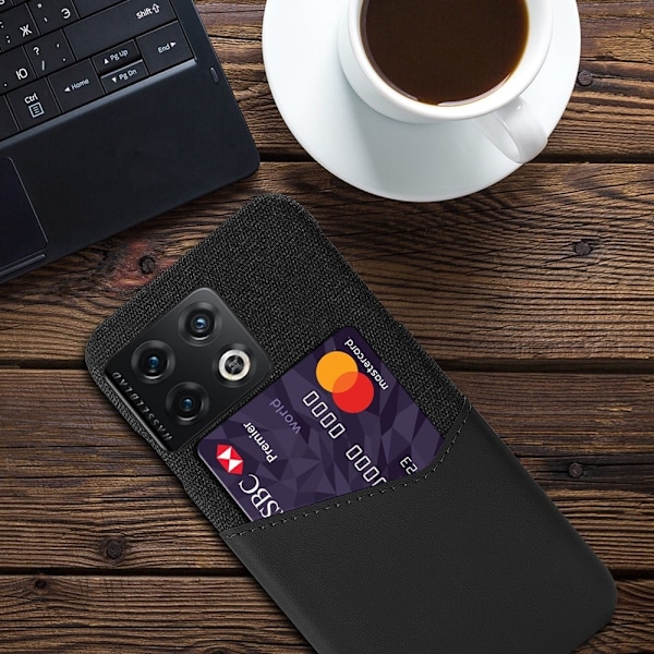 Bofink OnePlus 10 Pro Card Suojakuori - Musta Black