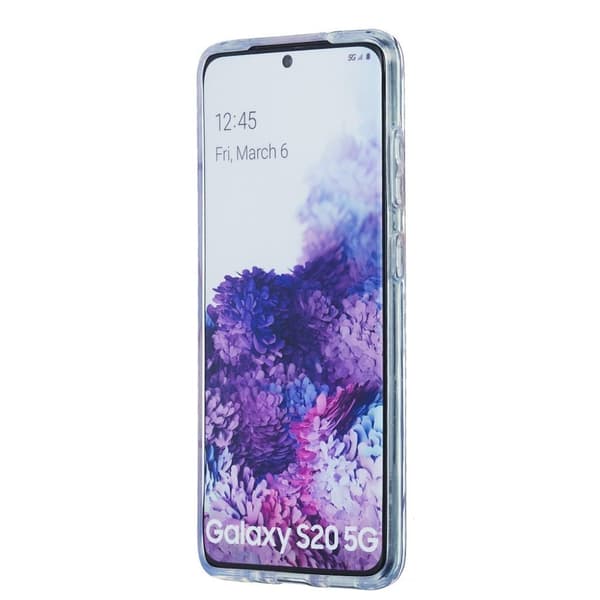 Marble Samsung Galaxy S20 Etui - Rosa Pink