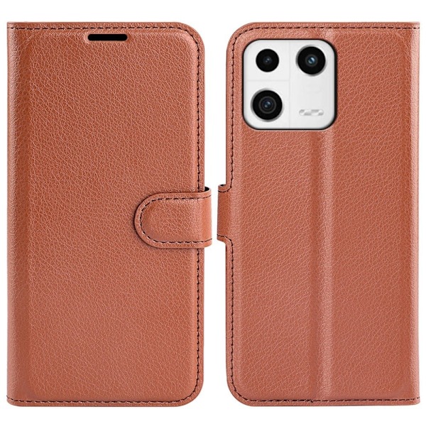 Classic Xiaomi 13 Läppäkotelo - Ruskea Brown