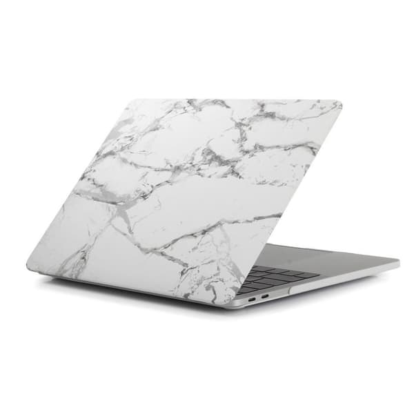 Macbook Pro 15.4-tum 2016 med touch (A1707) skyddsskal plast tryck på - Marmor mörkgrå Silvergrå