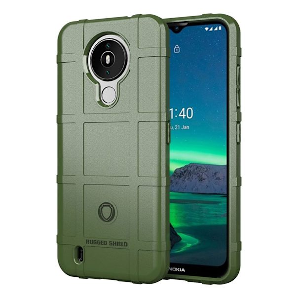 Rugged Shield Etui Nokia 1.4 - Grønn Green