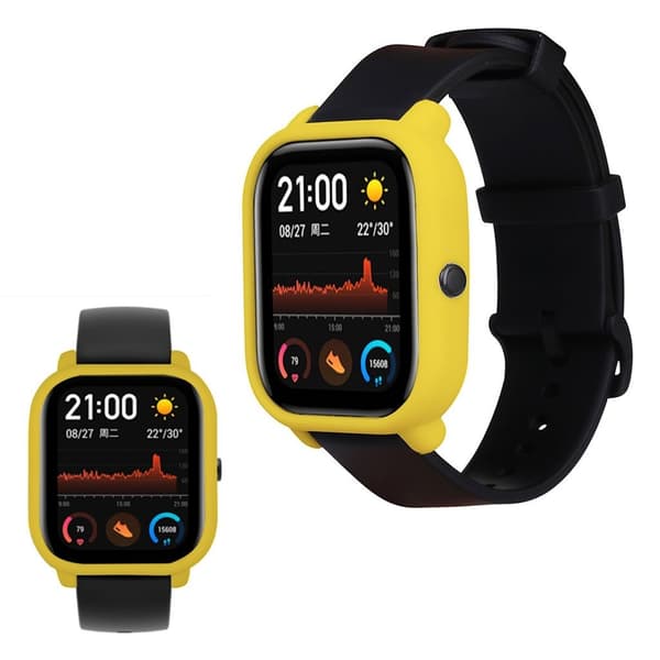 Amazfit GTS cool silicone case - Yellow Gul