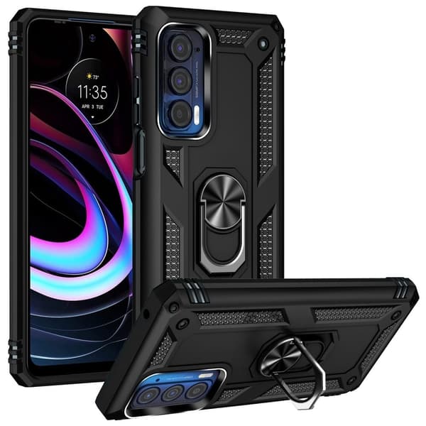 Bofink Combat Motorola Edge (2021) Etui - Svart Black