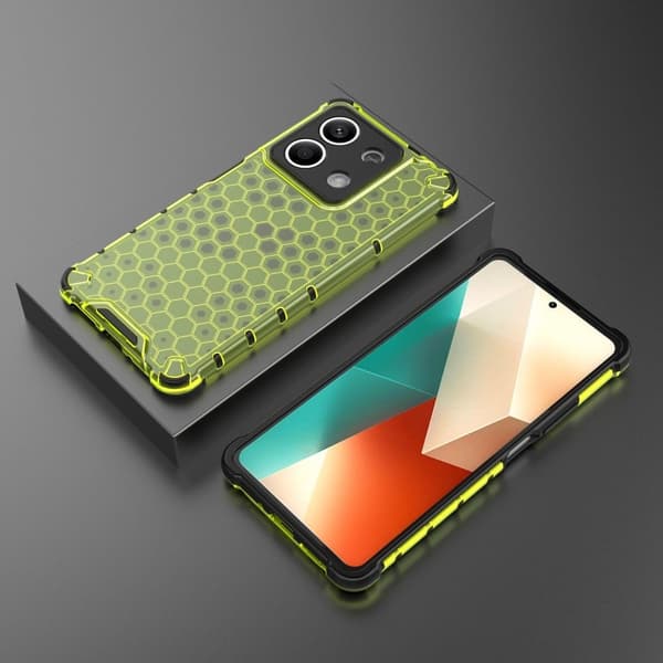 Bofink Honeycomb Xiaomi Redmi Note 13 5G  cover - Grøn Green