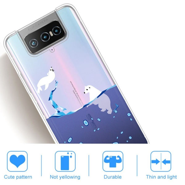 Deco Asus Zenfone 7 Pro cover - Hvid White