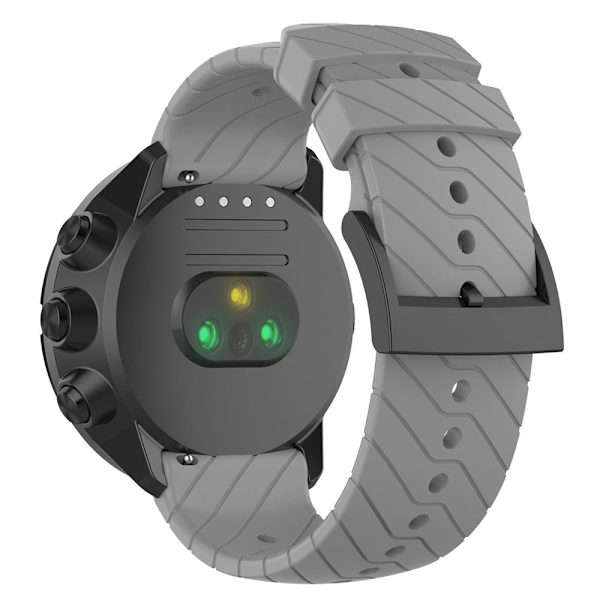 22 mm universal stropp i silikon med twillstruktur - Grå Silver grey