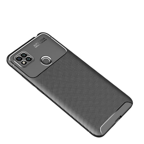 Carbon Shield Xiaomi Redmi 9C Etui - Svart Black
