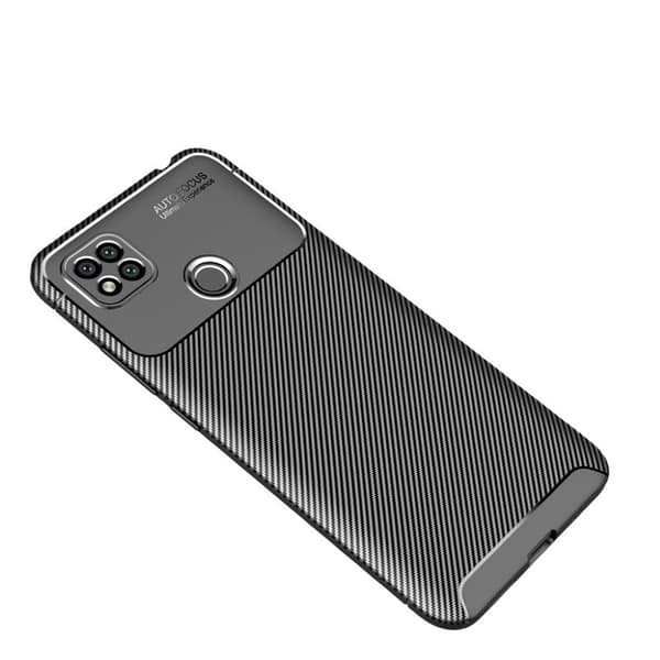 Carbon Shield Xiaomi Redmi 9C Suojakotelo - Musta Black