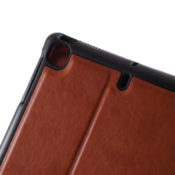 iPad Mini (2019) læder etui med pen slot - Brun Brown