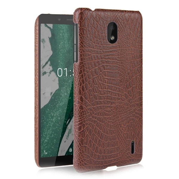 Croco Nokia en Plus deksel - Brown Brown