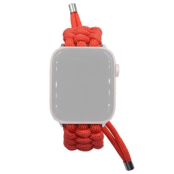 Apple Watch Series 8 (41mm) klockarmband i flätad repstil - Röd Röd