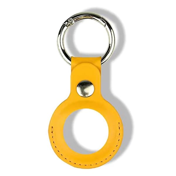 AirTags-nahkakotelo - Keltainen Yellow