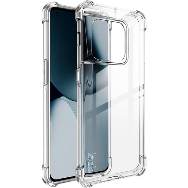 IMAK Airbag-deksel for OnePlus 10 Pro - Gjennomsiktig Transparent