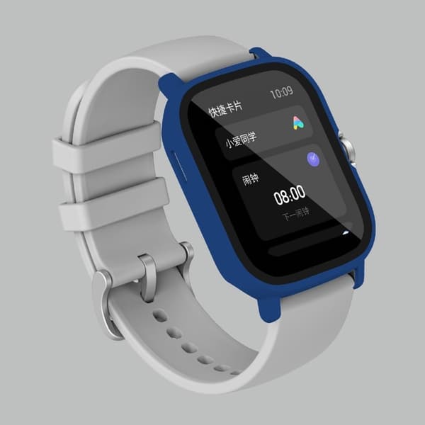 Amazfit GTS 2 protective cover + HD tempered glass - Midnight Blue Blå