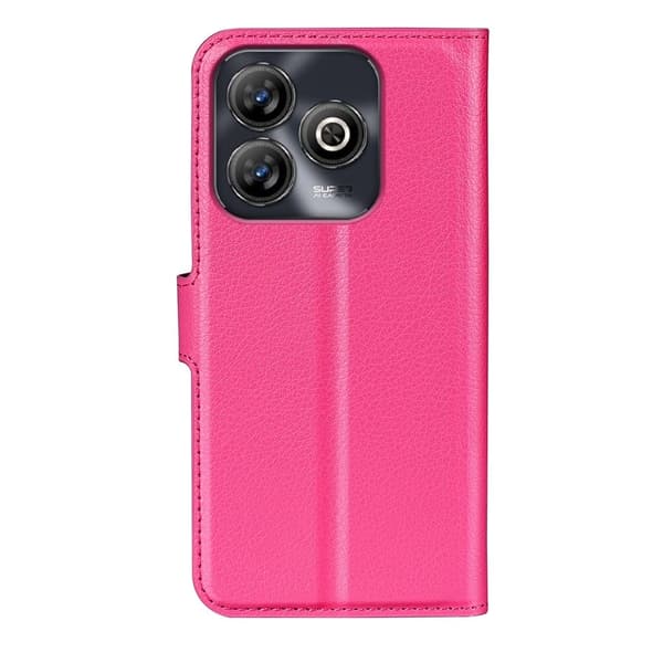 Classic ZTE Blade A75 flip kuoret - Ruusu Pink