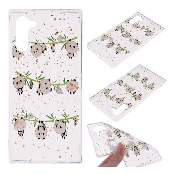 Deco Samsung Galaxy Note 10 deksel - Pandaer Multicolor