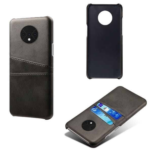 Dual Card cover - OnePlus 7T – Sort Black