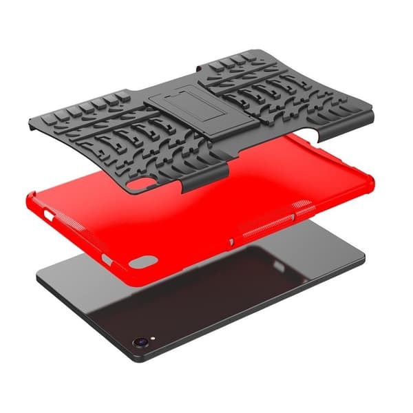 Lenovo Tab P11 kyldäck + hybridfodral - Röd Röd