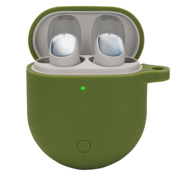 Xiaomi Redmi AIrDots 3 silikoni tapauksessa roikkuu solki - Vihreä Green