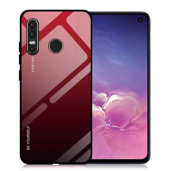 Huawei P30 Lite gradueret etui - Rød Red