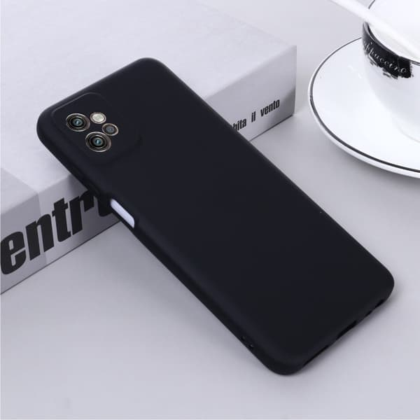 Matte Liquid silikone cover til Motorola Moto G32 - Sort Black
