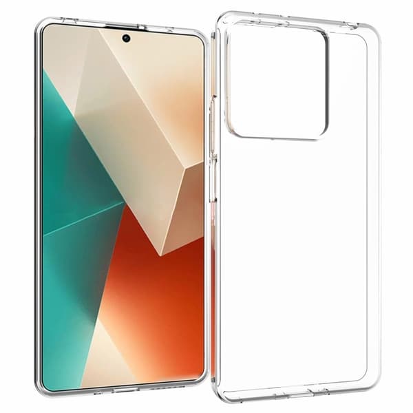 Erittäin ohut läpinäkyvä kotelo Xiaomi Redmi Note 13 5G Transparent