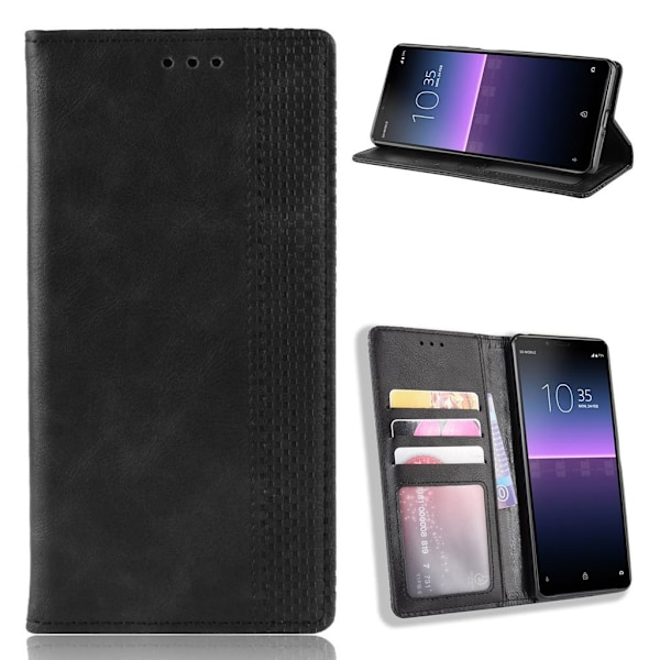 Bofink Vintage Sony Xperia 10 II Etui - Sort Black
