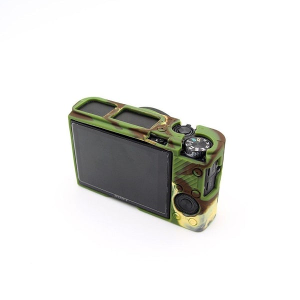 Sony DSC-RX100 Mark III IV M3 M4 blød silikone beskyttende etui - Camouflage Multicolor