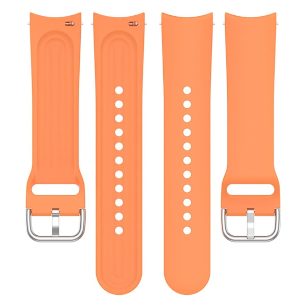 22mm universaali silikoninen kellohihna metallisoljella - Oranssi Orange