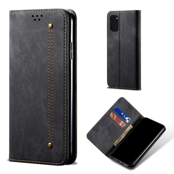 Jeans Samsung Galaxy S20 FE 5G Flippetui - Svart Black
