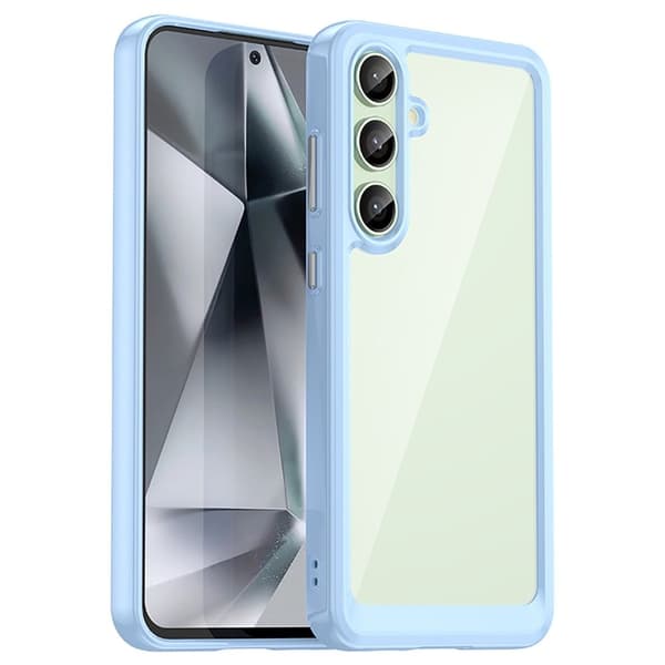Samsung Galaxy S24 FE smart akryldeksel - Blå Blue