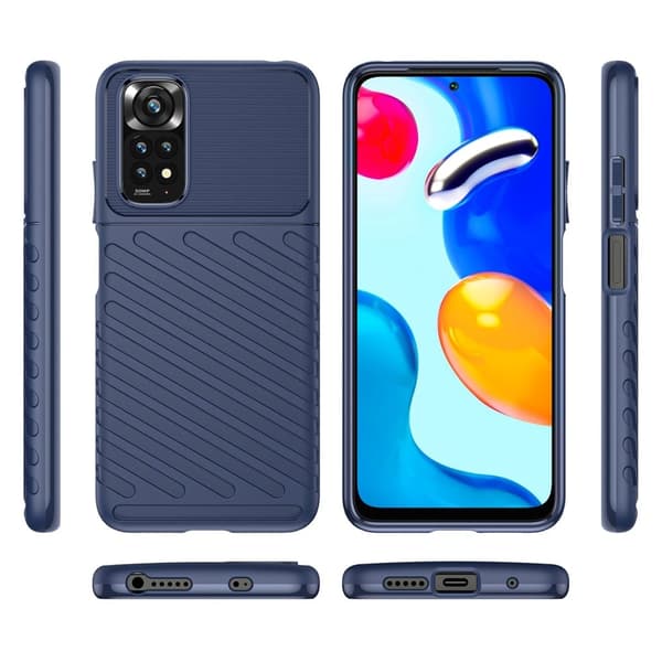 Thunder Xiaomi Redmi Note 11S / Xiaomi Redmi Note 11 deksel - Blå Blue