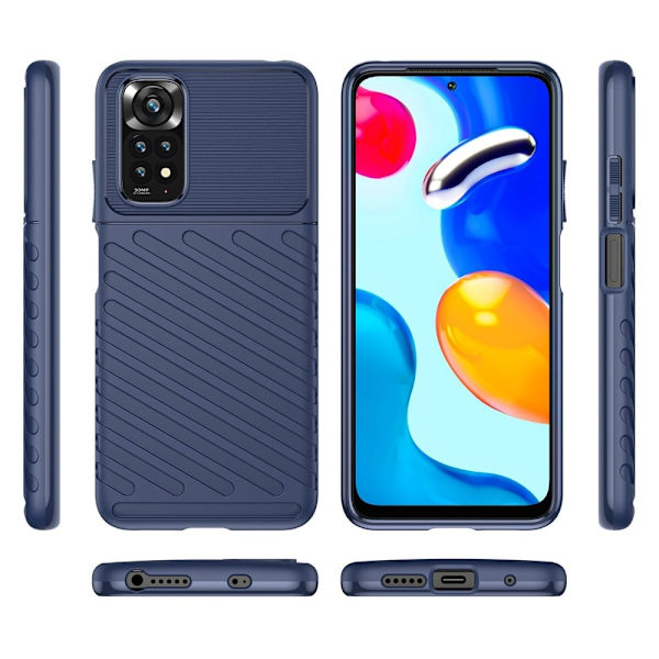 Thunder Xiaomi Redmi Note 11S / Xiaomi Redmi Note 11 skal - Blå Blå
