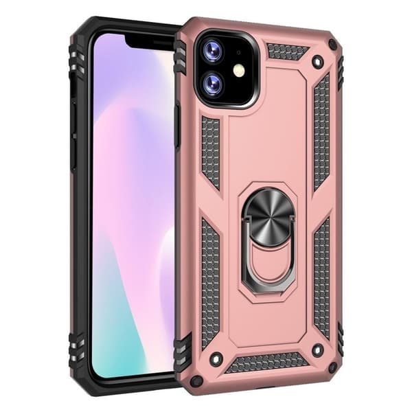 Bofink Combat iPhone 11 deksel - Rose gull Pink