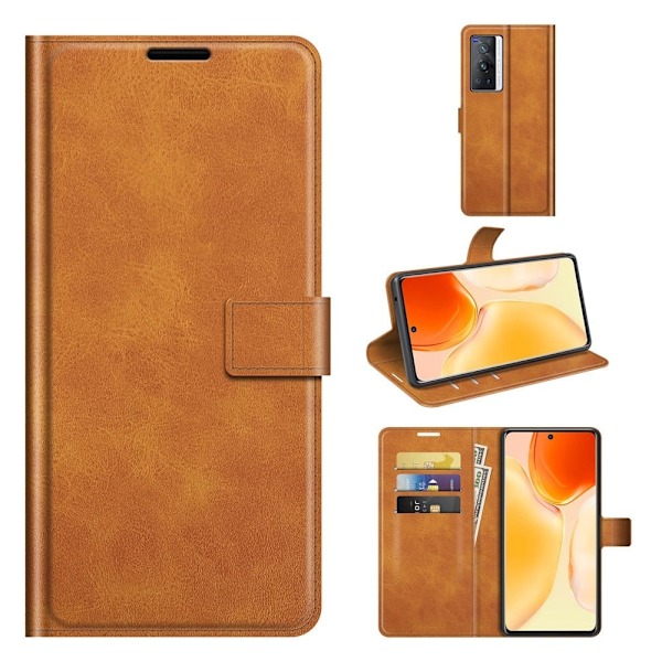 Lompakko Nahkakotelo For Vivo X70 Pro - Keltainen Yellow